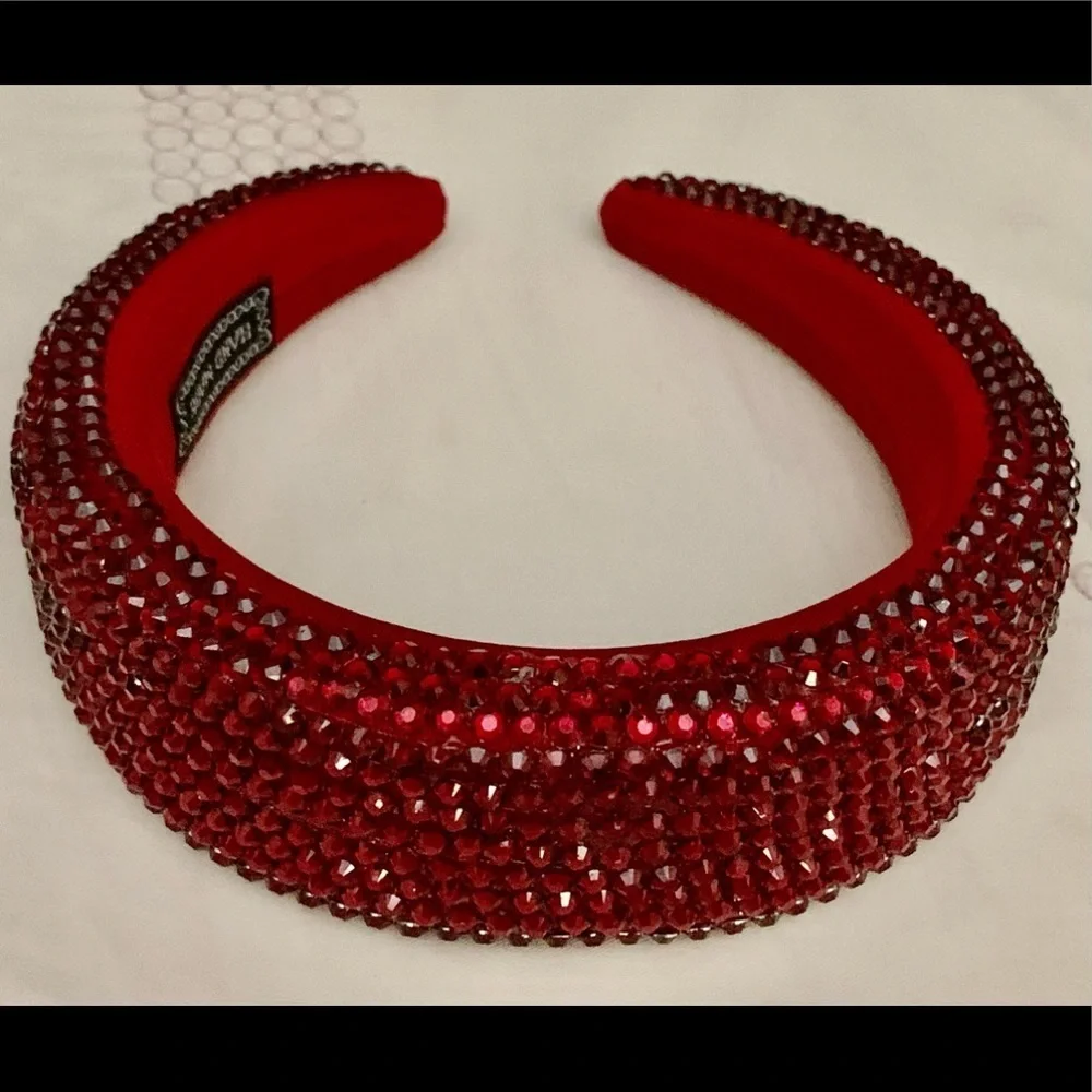 Super Elegant Red Headband to Enhance your Casual or Night Our Hair look